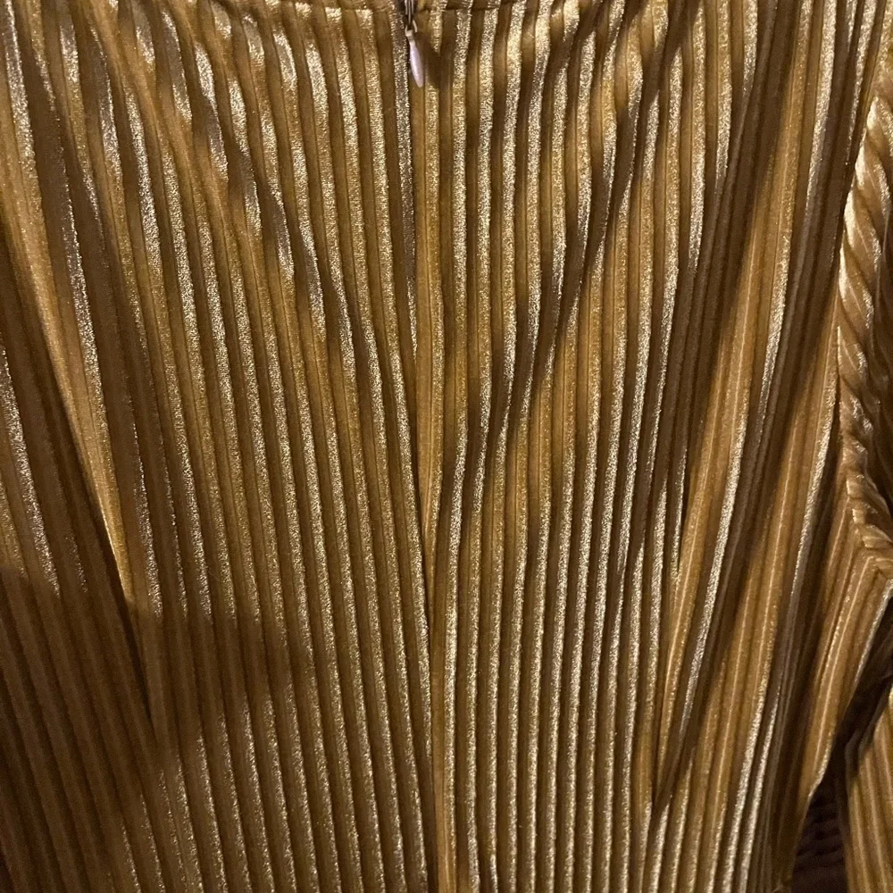 Voodoo Vixen Gold Edith Velvet Jewel Gown, Sz Large, 12 US - Picture 5 of 7